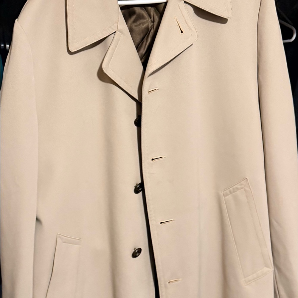 London Fog Men's Beige Trench Coat